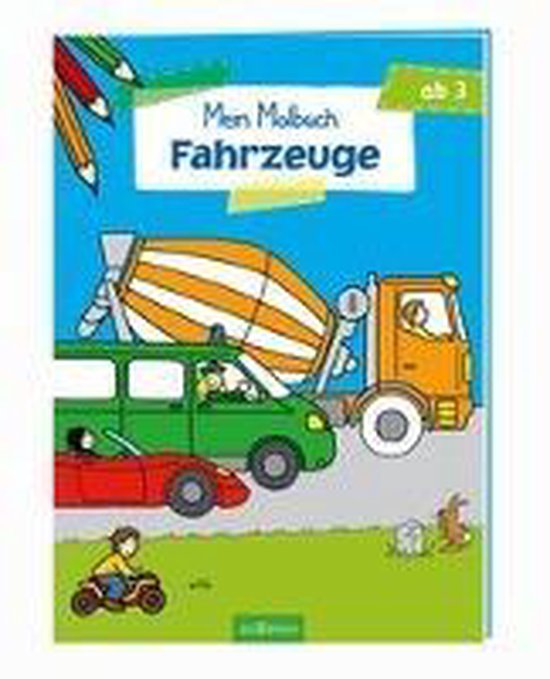 Malbuch ab 3 Jahren - Fahrzeuge | 9783845817705 | Boeken | bol