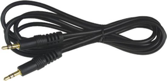 AUX Kabel 3.5 mm - Audio Kabel - Audio Jack - Male to Male - 1.5 meter - Zwart (CLA150.1)
