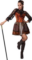 dressforfun - Steampunk gravin XXL - verkleedkleding kostuum halloween verkleden feestkleding carnavalskleding carnaval feestkledij partykleding - 302314