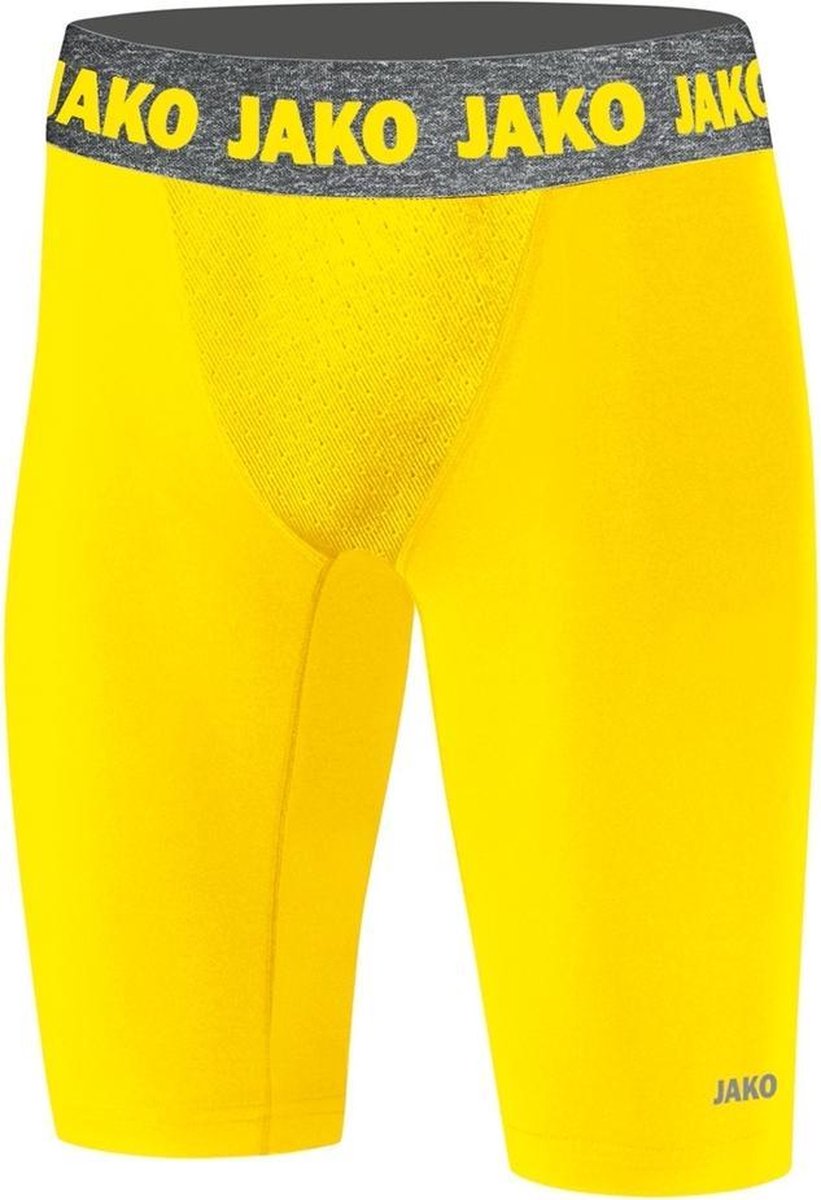 Jako Compression 2.0 Short Tight Slidingbroek Kinderen - Citroen | Maat: 152