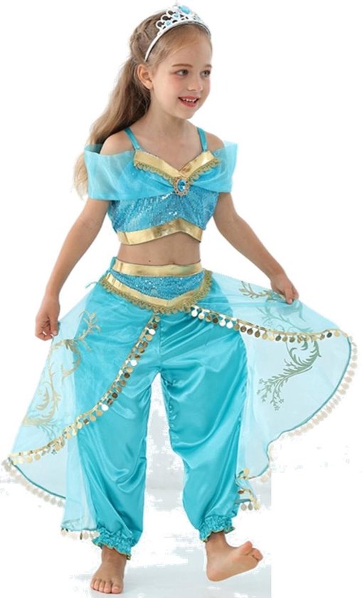 voor de hand liggend staking stropdas Prinses Jasmine | Jurkje | Verkleedpak | Arabische Prinses | Kids | Meisjes  | Princess... | bol.com