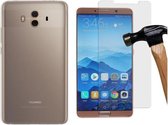 MP Case screenprotector + Gratis Transparant back cover voor Huawei Mate 10
