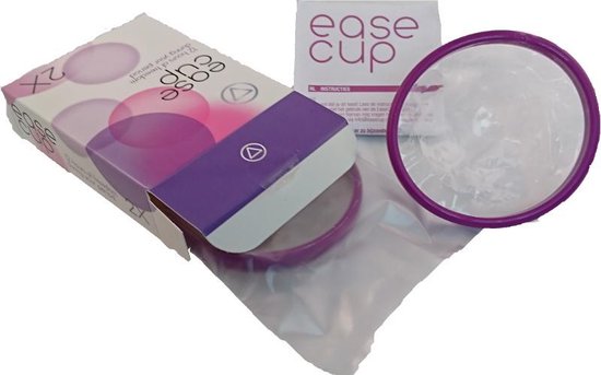 EaseCup 2 stuks menstruatiediscs - platte menstruatiecup - menstruatiedisk - zorgeloos sporten en vrijen - saunabezoek tijdens menstruatie