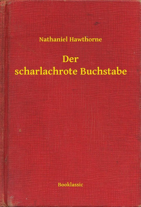 Der scharlachrote Buchstabe - cover