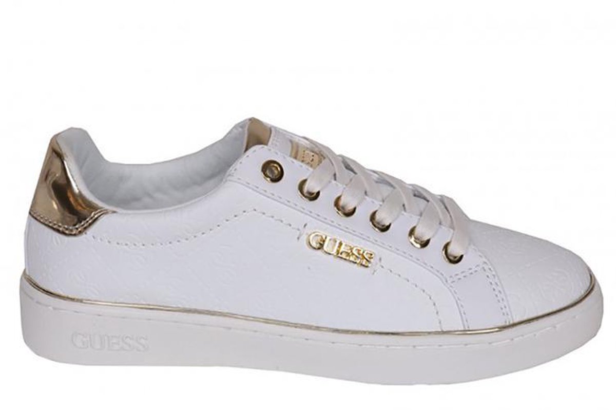 witte guess sneakers beckie