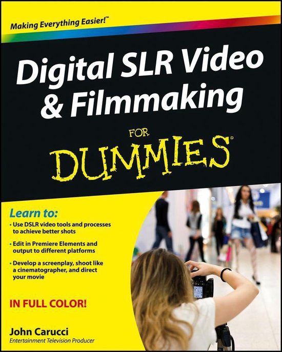 Digital SLR Video and Filmmaking For Dummies - cover