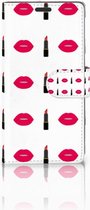 Sony Xperia Z3 Bookcase Hoesje Design Lipstick Kiss