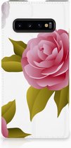 Stand Case Samsung S10 Roses