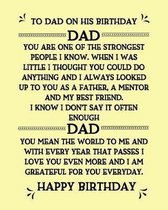 To Dad On His Birthday