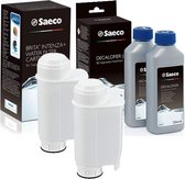 2X Saeco CA6702 Waterfilter Intenza+ Brita + 2x Saeco CA6700/00 - Ontkalker voor espressomachines - 250 ml
