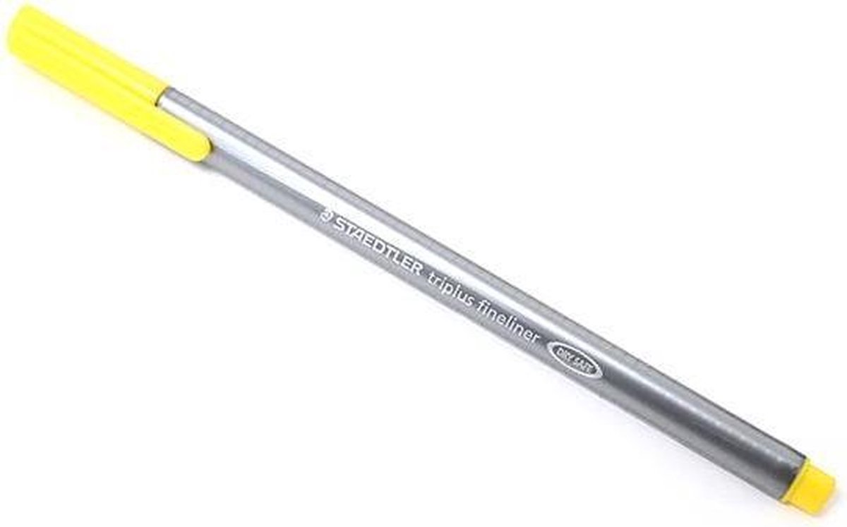 triplus fineliner geel