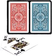Pokerkaarten KEM 2-pack 100% Blauw/Rood