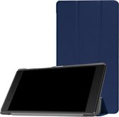 Tri-Fold Book Case - Geschikt voor Lenovo Tab 4 7 Essential Hoesje - Blauw