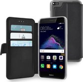 Azuri walletcase met magnetische sluiting - zwart - voor Huawei P8 Lite 2017