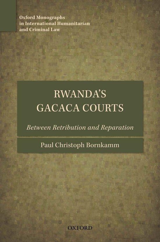 Oxford Monographs in International Humanitarian & Criminal L ... - cover