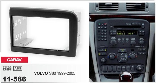 autoradio android inclusief 2-DIN VOLVO S80 1999-2005 frame Audiovolt  11-586 | bol.com