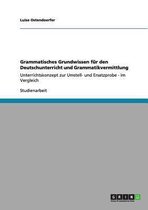 Grammatisches Grundwissen Fur Den Deutschunterricht Und Grammatikvermittlung