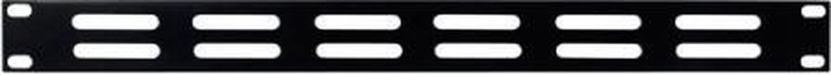 DAP Audio DAP 19 inch Ventilatie paneel zwart 1HE 2mm Home entertainment - Accessoires