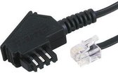 Hama 00044822 telefoonkabel 10 m Zwart