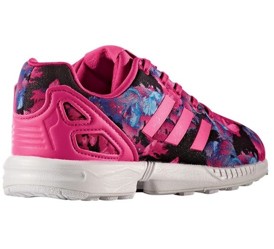 adidas ZX Flux Sneakers Kids Sneakers - Maat 28 - Unisex - roze/blauw/zwart  | bol.