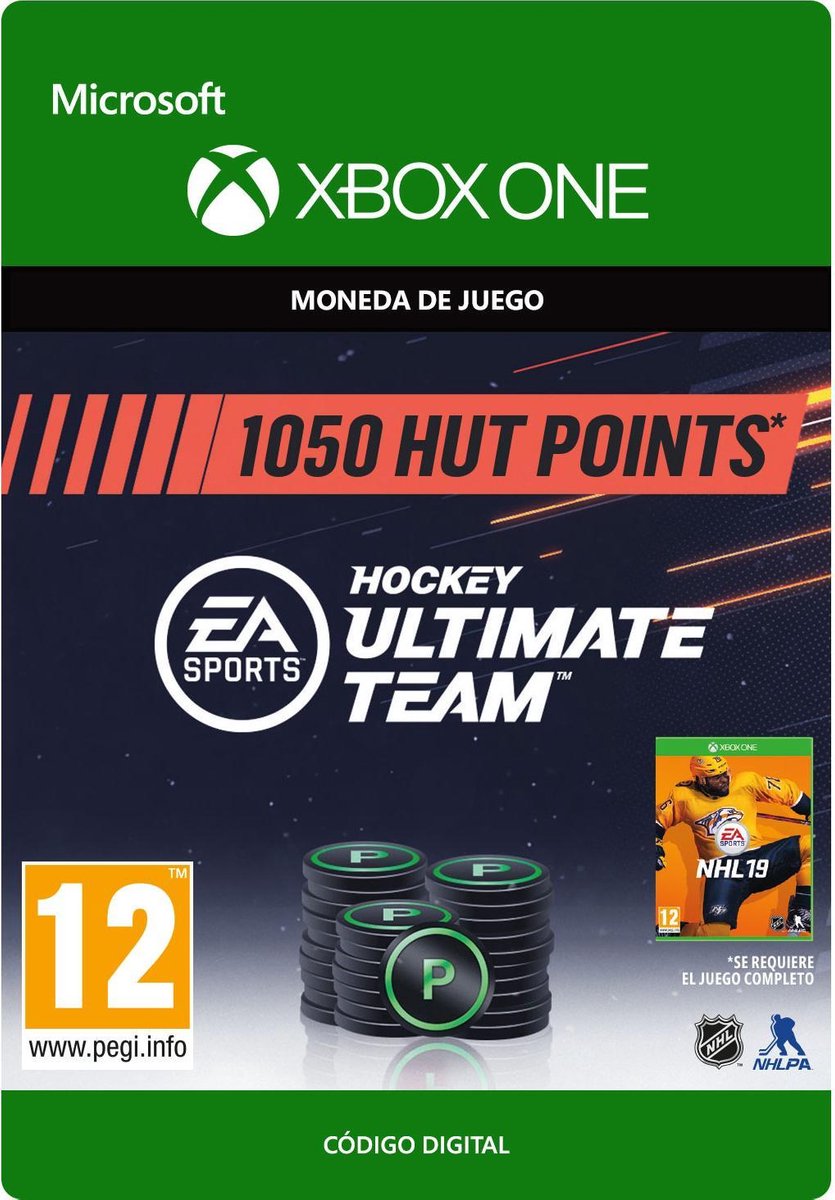NHL 19 Ultimate Team NHL Points 1.050 - Xbox One