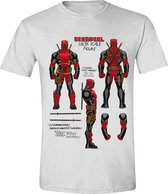 Deadpool - Scale Figure T-Shirt - Grijs - XL