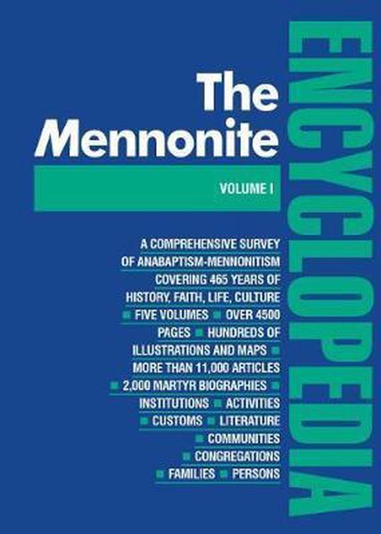 Mennonite Encyclopedia/ Vol 1, Harold S. Bender 9780836111187