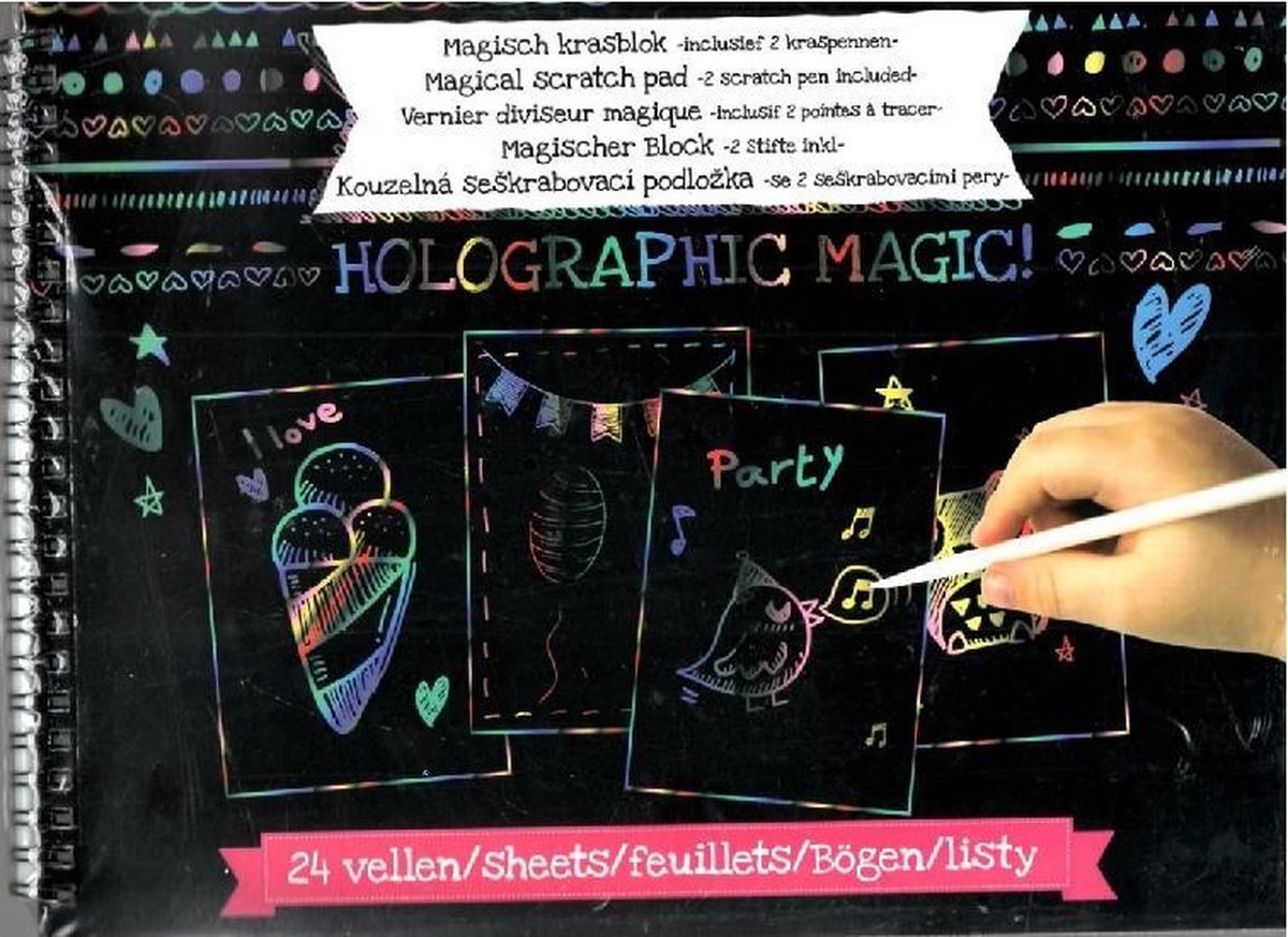 vrijgesteld Gedeeltelijk Leesbaarheid Magic Scratch fantastische kleurboek met 2 kraspennen het lijkt wel magie!  | bol.com