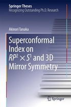Springer Theses - Superconformal Index on RP2 × S1 and 3D Mirror Symmetry