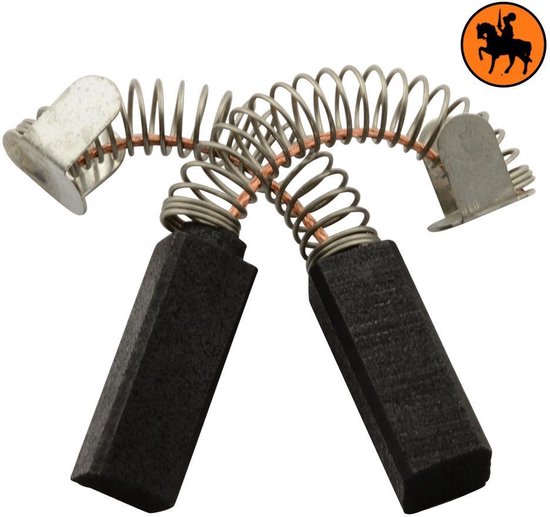 Jeu de balais de charbon pour cutter / scie Rupes TN10R - 6x6x16mm - Remplace 4777