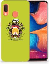 Geschikt voor Samsung Galaxy A20e GSM Hoesje Design Doggy Biscuit