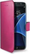 Celly Boekmodel Hoesje Samsung Galaxy S7 Edge - Roze