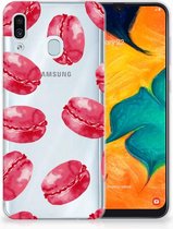 Geschikt voor Samsung Galaxy A30 | A20 TPU Hoesje Design Pink Macarons