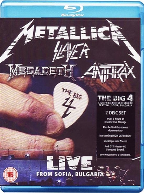Cover van de film 'The Big Four - Live From Sonisphere, Bulgarije'
