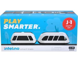 Omslag van Intelino Smart Train - Programmeerbare Trein Starter Pack - Spelend leren programmeren - werkt in combinatie met houten rails
