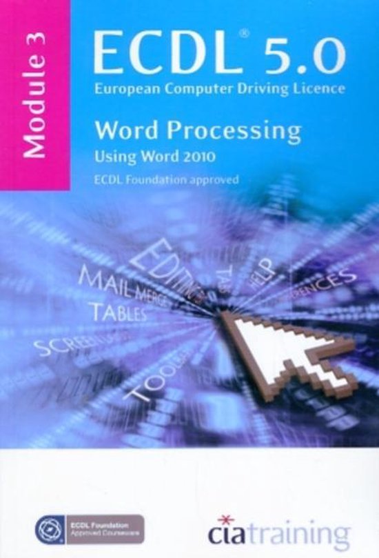 ECDL Syllabus 5.0 Module 3 Word Processing Using Word 2010 - cover
