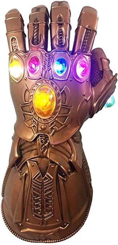 Zeestraat Bestuurbaar Microbe Thanos Infinity Gauntlet | The Avengers | Handschoen | Marvel | LED Lichten  | PVC |... | bol.com