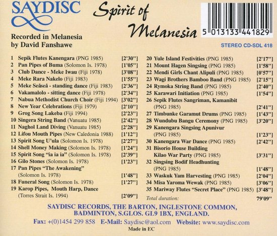 Spirit Of Melanesia