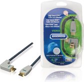 Bandridge HDMI 1.4 High Speed with Ethernet kabel haaks naar rechts - 3 meter