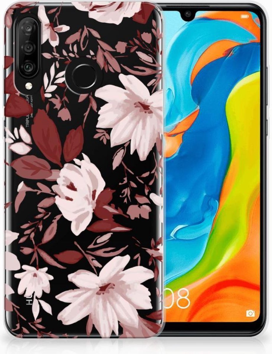 Hoesje maken Huawei P30 Lite Watercolor Flowers