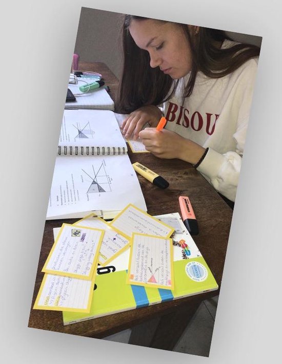 Markeerstift Boss Flashcards pakket 500 stuks A7 7.5x10.5 cm met