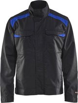 Blåkläder 4054-1800 Industriejack Ongevoerd Zwart/Korenlblauw maat XL