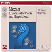 Mozart: 16 Sonatas for Violin & Harpsichord / Poulet, Verlet