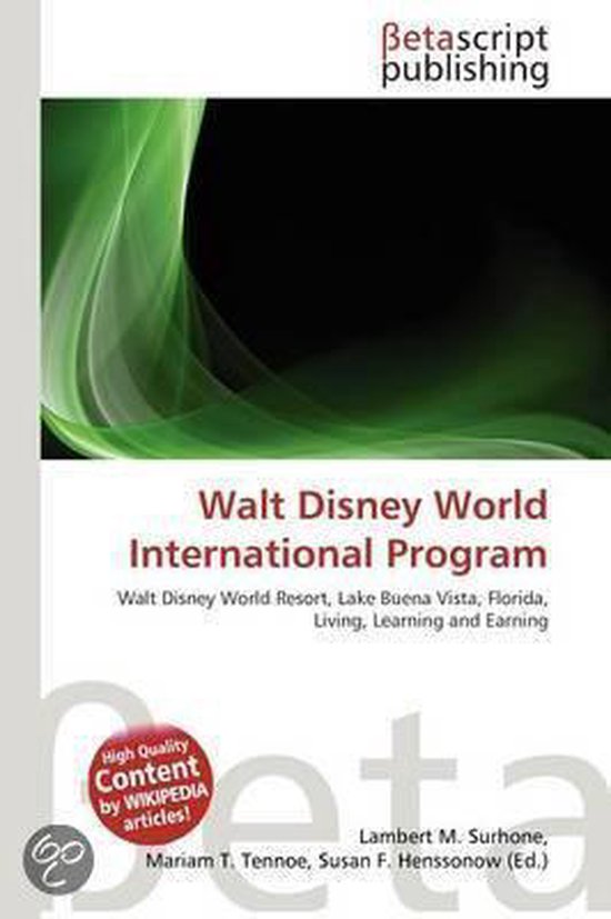 Walt Disney World International Program 9783639913774 Boeken