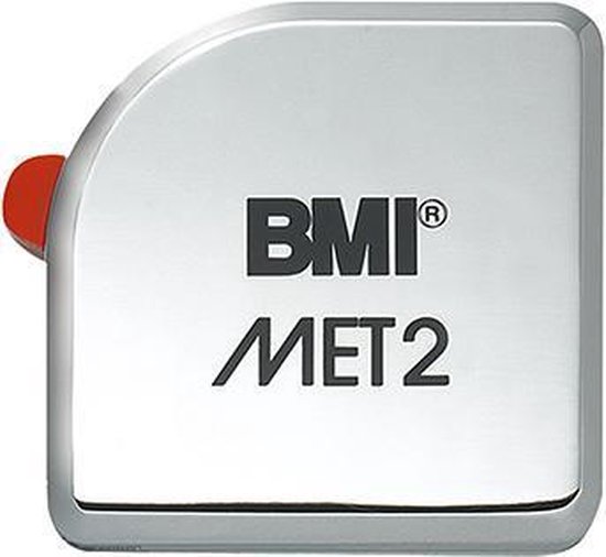 Bmi - Mètre a ruban de poche, Argent/blanc, 2 m x 13 mm - Mètres - Rue du  Commerce