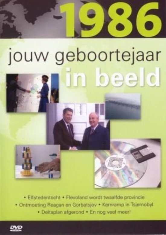 Cover van de film 'Jouw geboortejaar in beeld 1986 DVD'