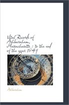 Vital Records of Ashburnham, Massachusetts