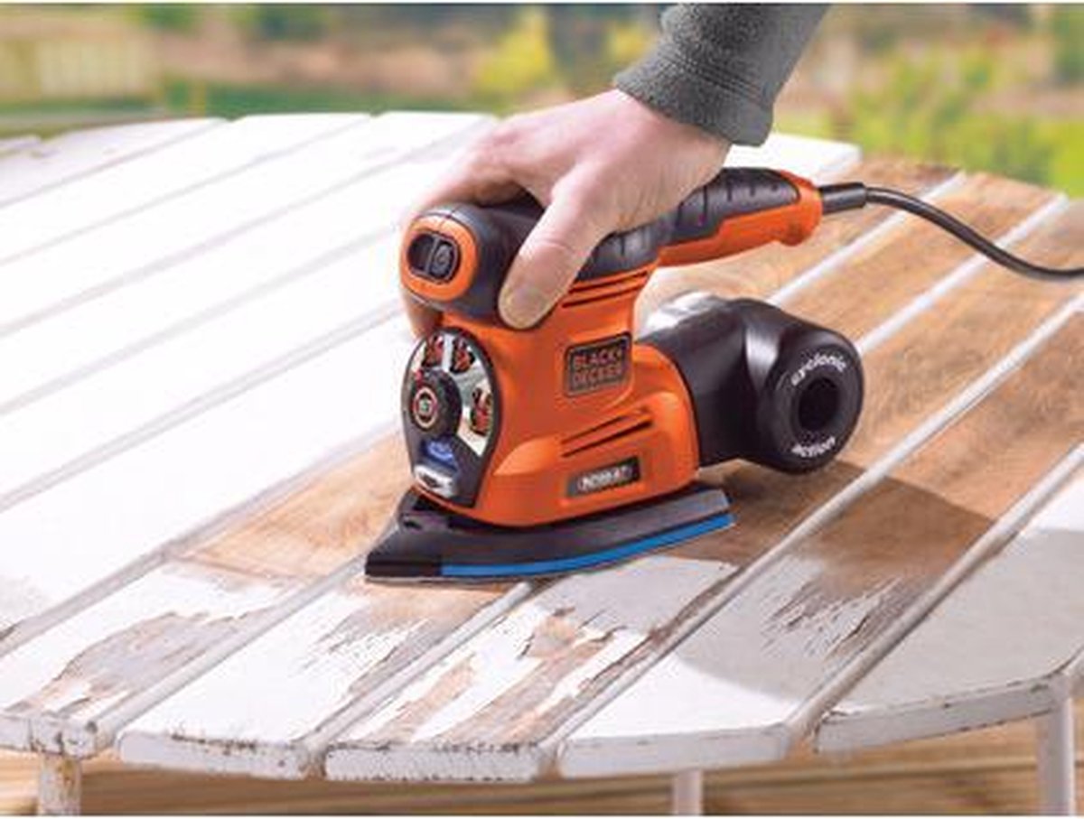 BLACK+DECKER Autoselect 4 in 1 multischuurmachine + 19 accessoires - KA280K-QS — cadeau in Mode & Accessoires - foto 5