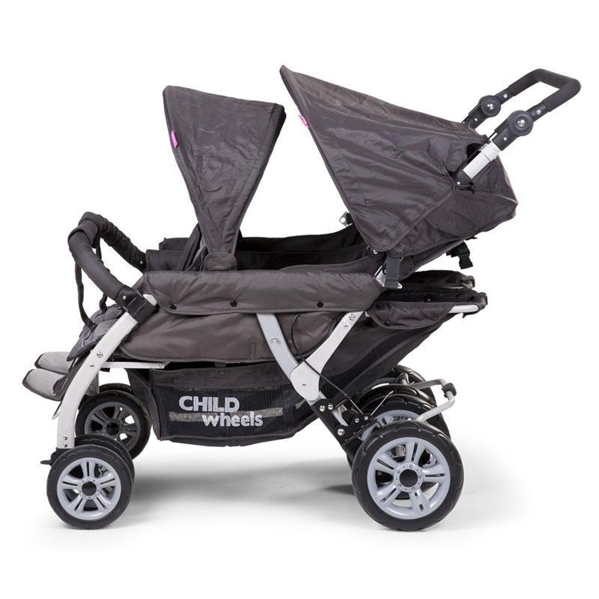 Childwheels Quadruple Vierling Buggy - met automatische rem - Zwart |  bol.com