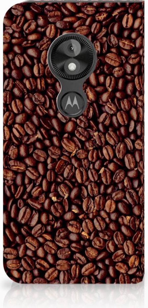 Motorola Moto E5 Play Flip Style Cover Koffiebonen